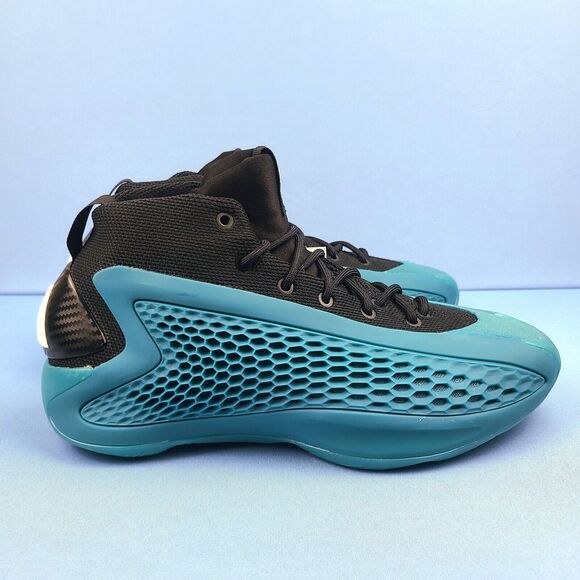 Adidas AE 1 J GS Size 6.5 New Wave Blue Anthony Edwards Basketball Shoes IF1884 - Picture 3 of 11